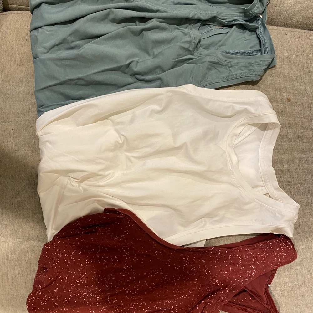 3 lululemon all-tied-up tanks